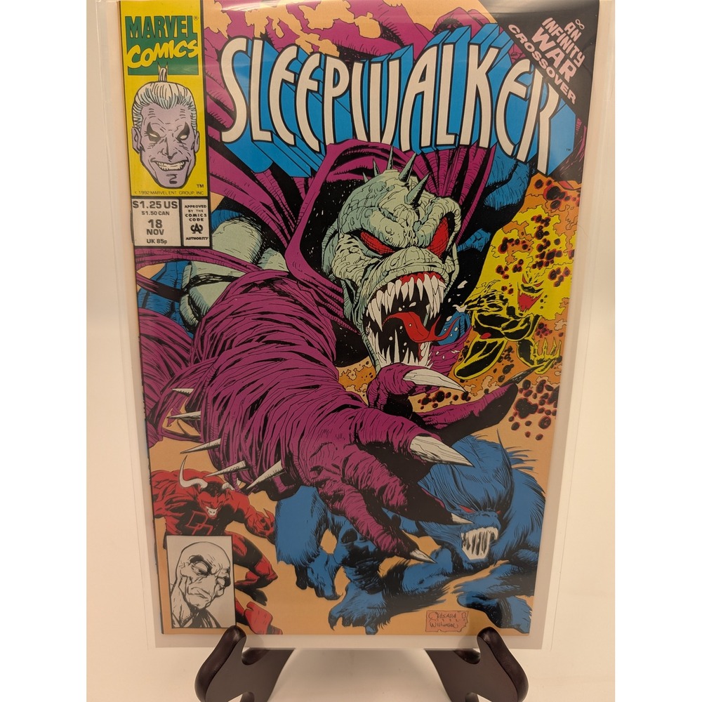 Marvel‎ Comics Sleepwalker 18 Nov 1992 Infinity War Crossover Joe Quesada Art